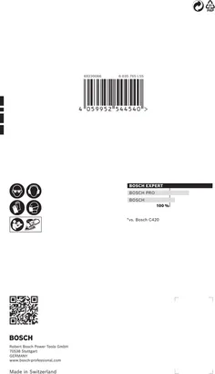 Brusni papir Bosch EXPERT C470 100 x 150 mm G 80 10 kosov.