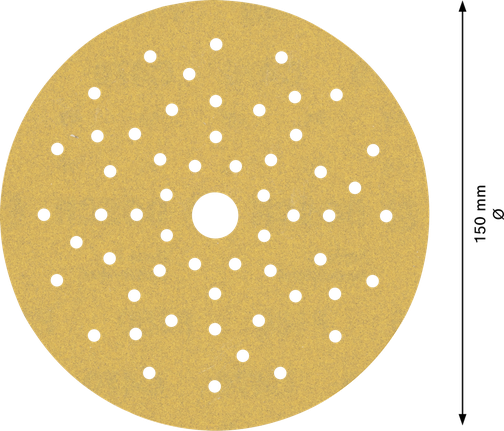 Brusni papir Bosch EXPERT C470 z več luknjami, 150 mm, granulacija 180.