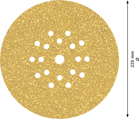Brusni papir Bosch EXPERT C470, 225 mm, 19 lukenj.