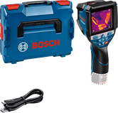 Termovizijska kamera Bosch GTC 600 C z ohišjem in kablom.