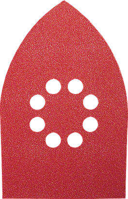 Bosch delta brusni list z 8 luknjami.