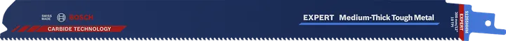 List za sabljasto žago Bosch EXPERT S 1255 HHM za srednje debelo kovino.