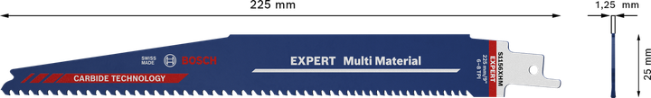 List za sabljasto žago Bosch EXPERT Multi Material S 1156 XHM.