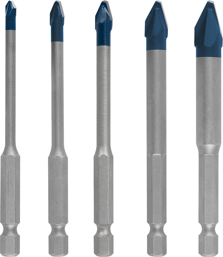 Komplet svedrov Bosch EXPERT HEX-9 HardCeramic, 5-delni.