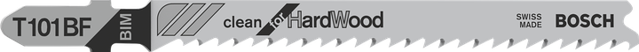Bosch list za vbodno žago T101BF za čisto rezanje trdega lesa.