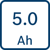 Bosch 18V 5,0Ah litij-ionski akumulator.