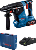 Akumulatorsko vrtalno kladivo Bosch GBH 187-LI s kovčkom in polnilcem.