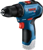Akumulatorski vrtalnik Bosch GSR 12V-30 s kovinsko vpenjalno glavo.