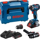 Komplet akumulatorskega vrtalnika Bosch GSR 18V-90 FC s priborom.