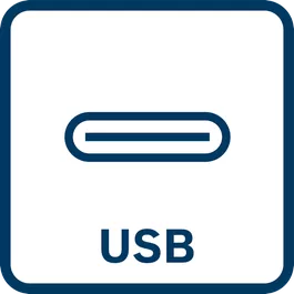  Polnjenje orodja s kablom USB-C.