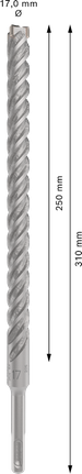 Bosch PRO SDS plus-5X udarni sveder 17 x 250 x 310 mm.