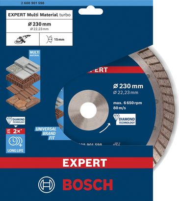 Bosch diamantni rezalni disk 230 × 22,23 mm.