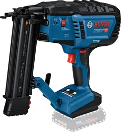Akumulatorski žebljalnik Bosch GNH 18V-50 M z debelino 18 mm.