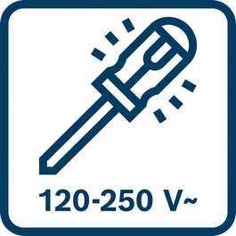  Izmenični tok 120–250 V