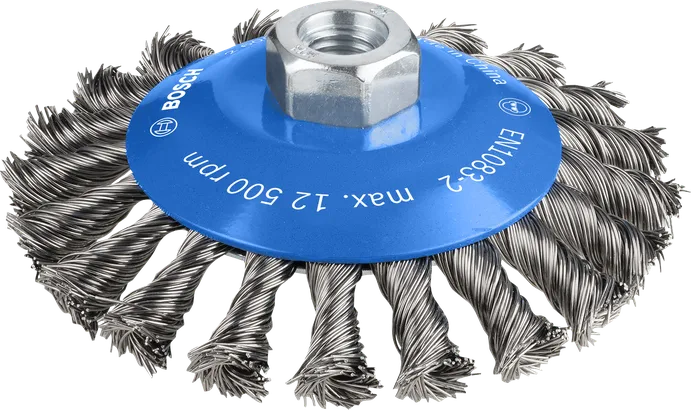 Bosch PRO Metal težka krtača za poševne reze 115 mm za kovino.