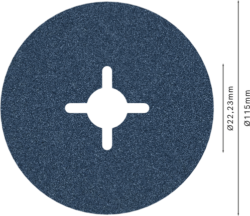Bosch PRO R574 Fiber disk 115 mm G100 za brušenje.