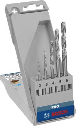 Komplet svedrov Bosch PRO Wood HSS Brad Konica, 5 kosov.