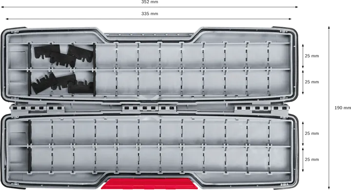 Organizator Bosch PRO Tough Box Large za pribor.