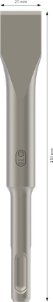 Bosch PRO SDS plus-4C ploščato dleto 20 x 140 mm.