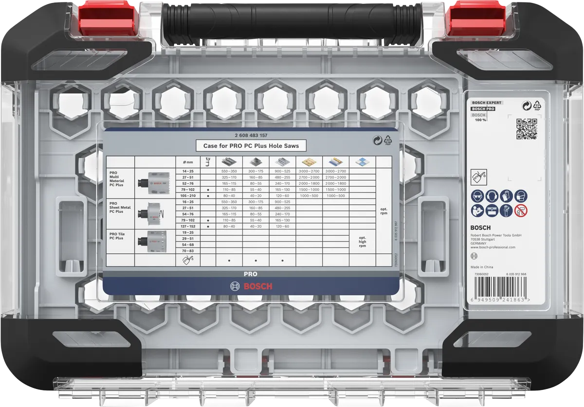Case for PRO PC Plus Hole Saws