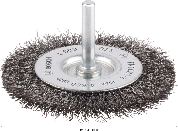 Bosch PRO Metal žičnato kolo z ravnim vpenjalom 75 mm.