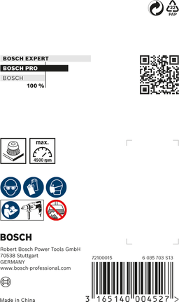 Bosch PRO krtača za čiščenje kovinskih skodelic 70 x 0,2 mm.