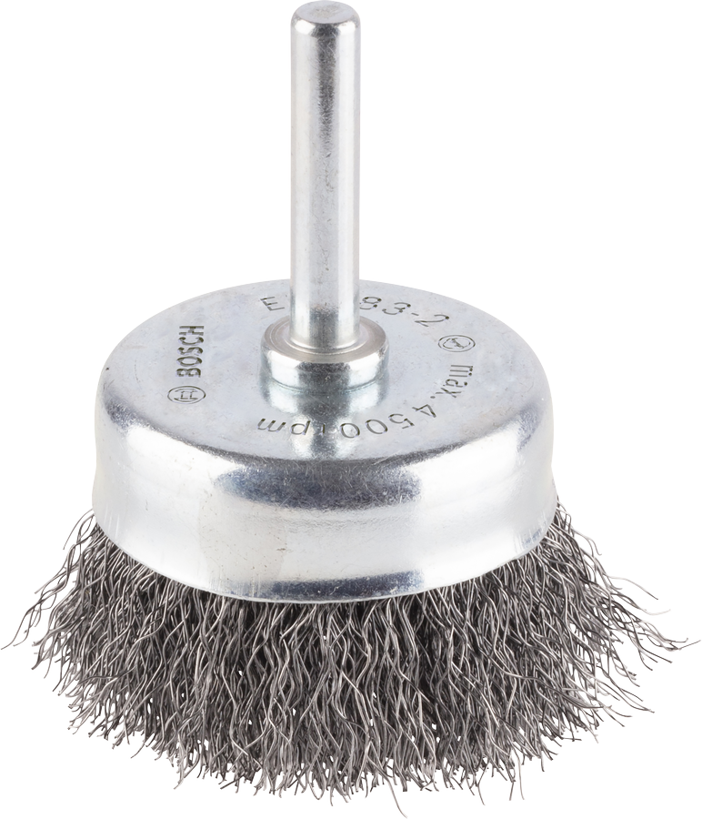 Bosch PRO Metal clean krtača za čiščenje skodelic, 50 mm, valovita žica.