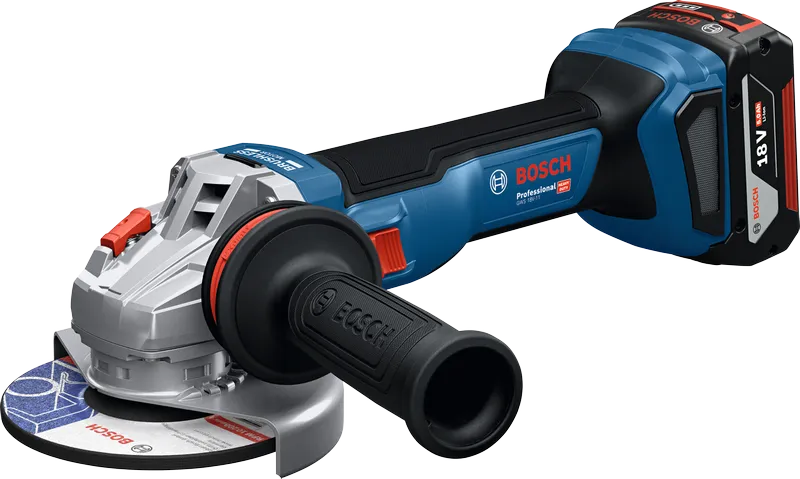 Bosch akumulatorski kotni brusilnik GWS 18V-11 s 5Ah baterijo.