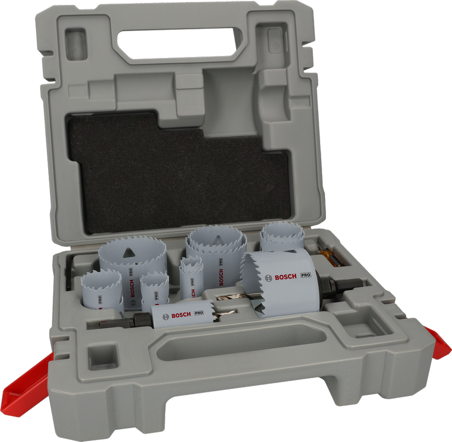 Komplet luknjastih žag Bosch PRO Multi Material, 17-delni v kovčku.