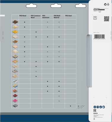 List krožne žage Bosch PRO Multi Material 305 x 3,2 x 30 mm T80.