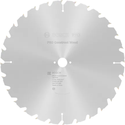 List krožne žage Bosch PRO Construct Wood, 400 mm.