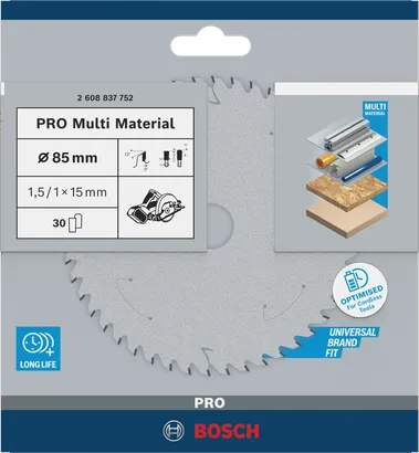 Bosch PRO Multi Material krožni žagin list 85 mm.