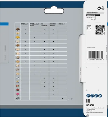 Embalaža za krožno žagin list Bosch PRO Aluminum 140 x 1,6 x 20 mm.
