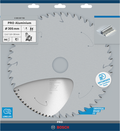 Bosch PRO Aluminijast žagin list 305 × 2,4 × 30 mm.