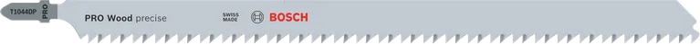 List vbodne žage Bosch PRO Wood precise T1044DP, 250 mm.