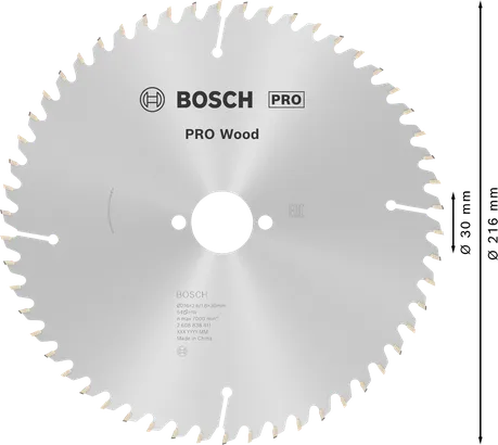 Bosch PRO list krožne žage za les 216 mm T54.