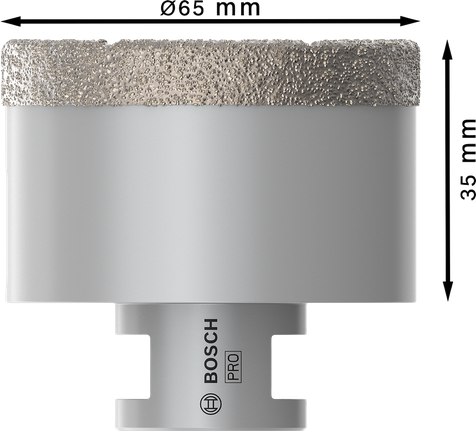 Bosch PRO keramični suhi vrtalnik 65 mm za vrtanje ploščic.