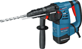 Bosch GBH 3-28 DFR vrtalno kladivo s stranskim ročajem.