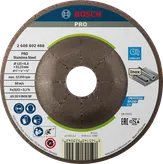 Bosch PRO brusilni disk iz nerjavečega jekla 125 mm za nerjaveče jeklo.