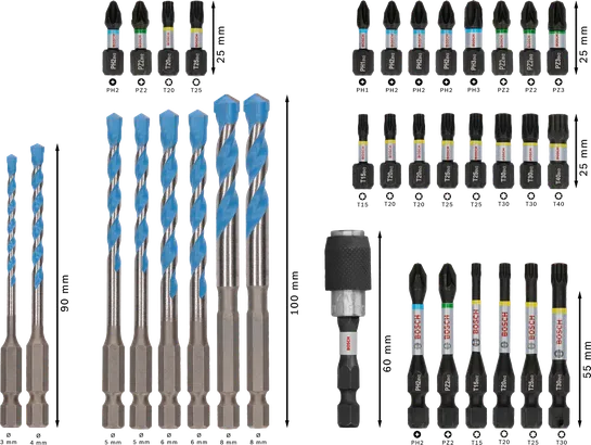 Mešani komplet PRO Impact Mixed Set