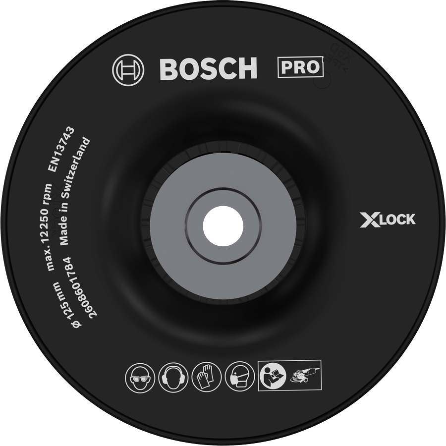 Bosch PRO trda podložna plošča 125 mm za kotne brusilnike.