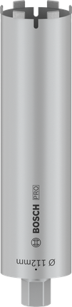 Bosch PRO vrtalni kronski jedro za suho rezanje 112 x 400 mm, 1 1/4-palčni UNC.