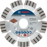 Bosch PRO diamantni brusni disk 115 mm za rezanje.