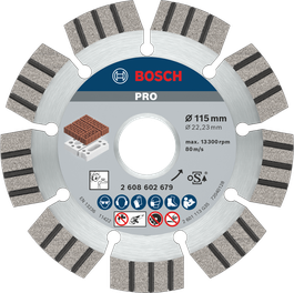 Bosch PRO diamantni brusni disk 115 mm za rezanje.
