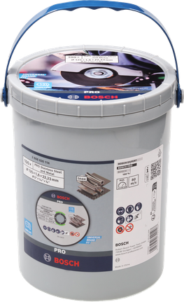 Komplet rezalnih plošč Bosch PRO iz nerjavečega jekla, 125 mm.