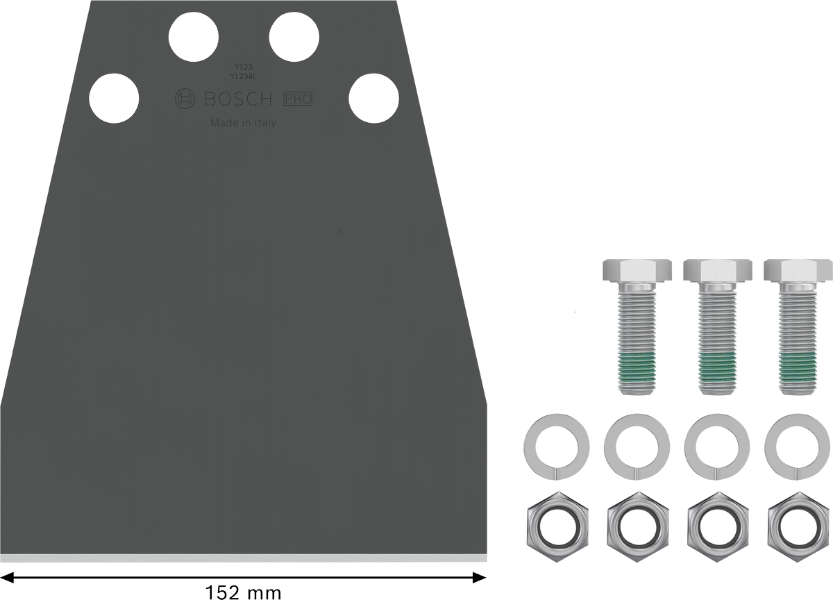 Nadomestni komplet strgalnika za tla PRO HEX 28/30