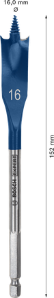 Bosch EXPERT Self Cut Speed lopatasti sveder 16 x 152 mm.