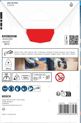 Brusilna plošča Bosch EXPERT AVZ 90 RT6 90 mm.