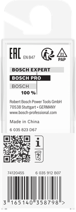 Bosch PRO škatla z rezkalnimi kronami R 1/4″ steblo 1/4″.