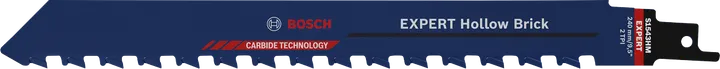Bosch EXPERT list sabljaste žage za votlo opeko za zidanje.